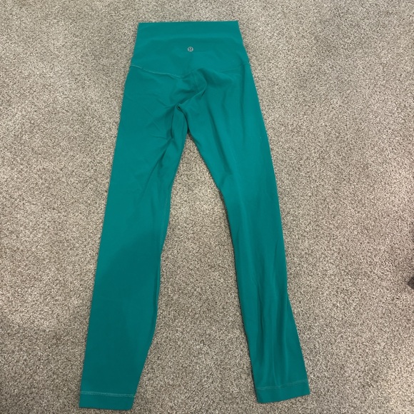 Teal lululemon leggings size 2 - Picture 4 of 4